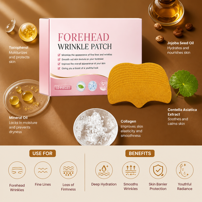 Collagen Forehead Wrinkle Patches – Hydrating Smoothing Care