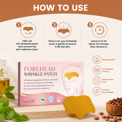 Collagen Forehead Wrinkle Patches – Hydrating Smoothing Care