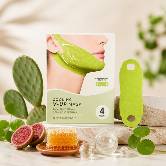 Cooling V-Line Face Mask – Hydrating Care for a Firmer-Looking Jawline