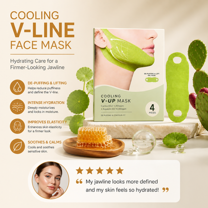 Cooling V-Line Face Mask – Hydrating Care for a Firmer-Looking Jawline