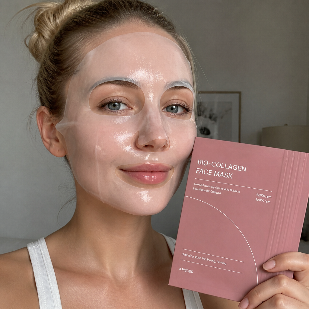 Bio-Collagen Face Mask – Deep Hydration for Smooth, Firm-Looking Skin