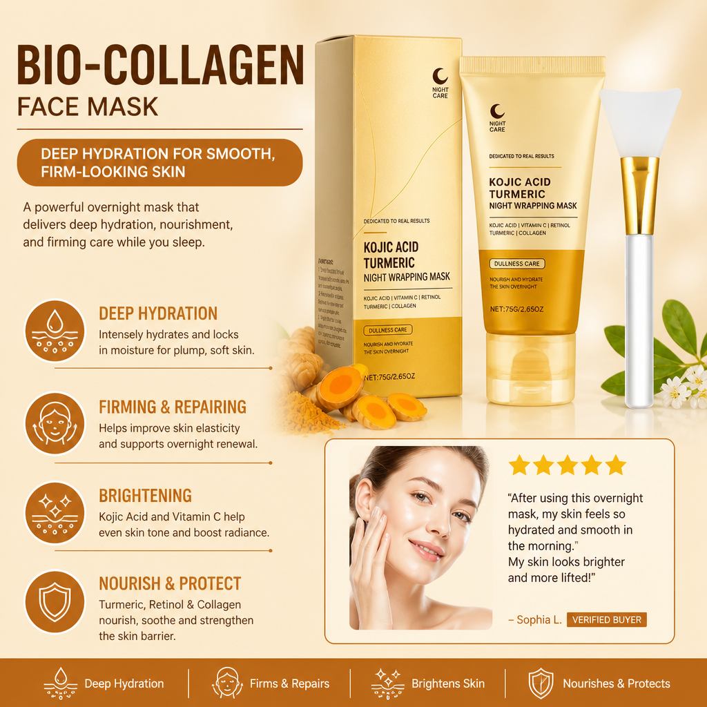 Overnight Brightening Peel-Off Mask – Hydrating Care for Radiant Skin