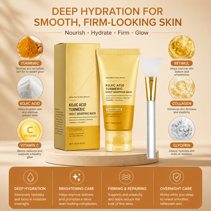 Overnight Brightening Peel-Off Mask – Hydrating Care for Radiant Skin