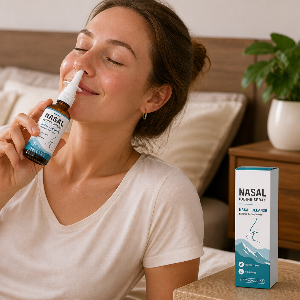 Iodine Nasal Spray – Gentle Daily Cleanse for a Refreshed Feeling