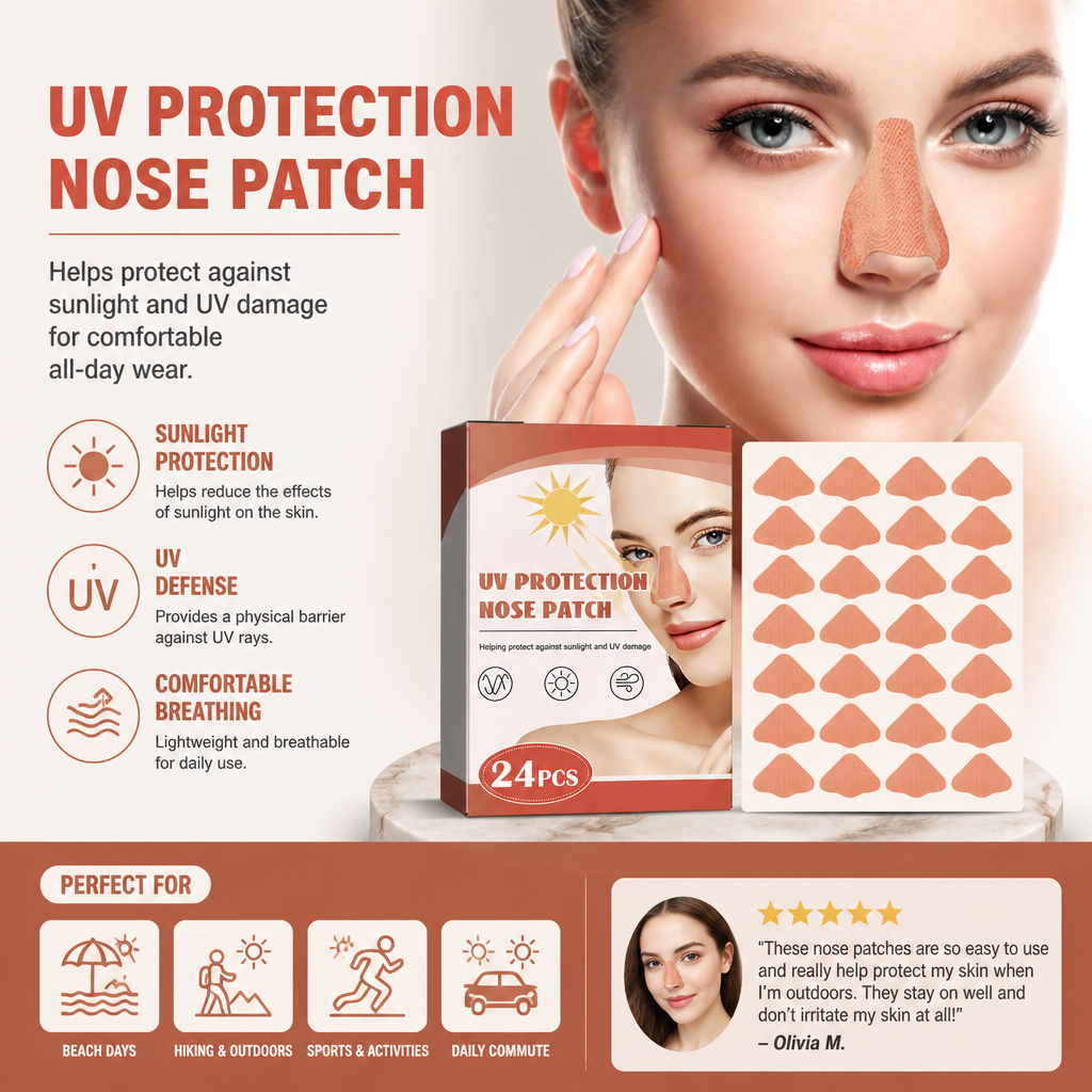 UV Protection Nose Patches – Comfortable Daily Sun Coverage