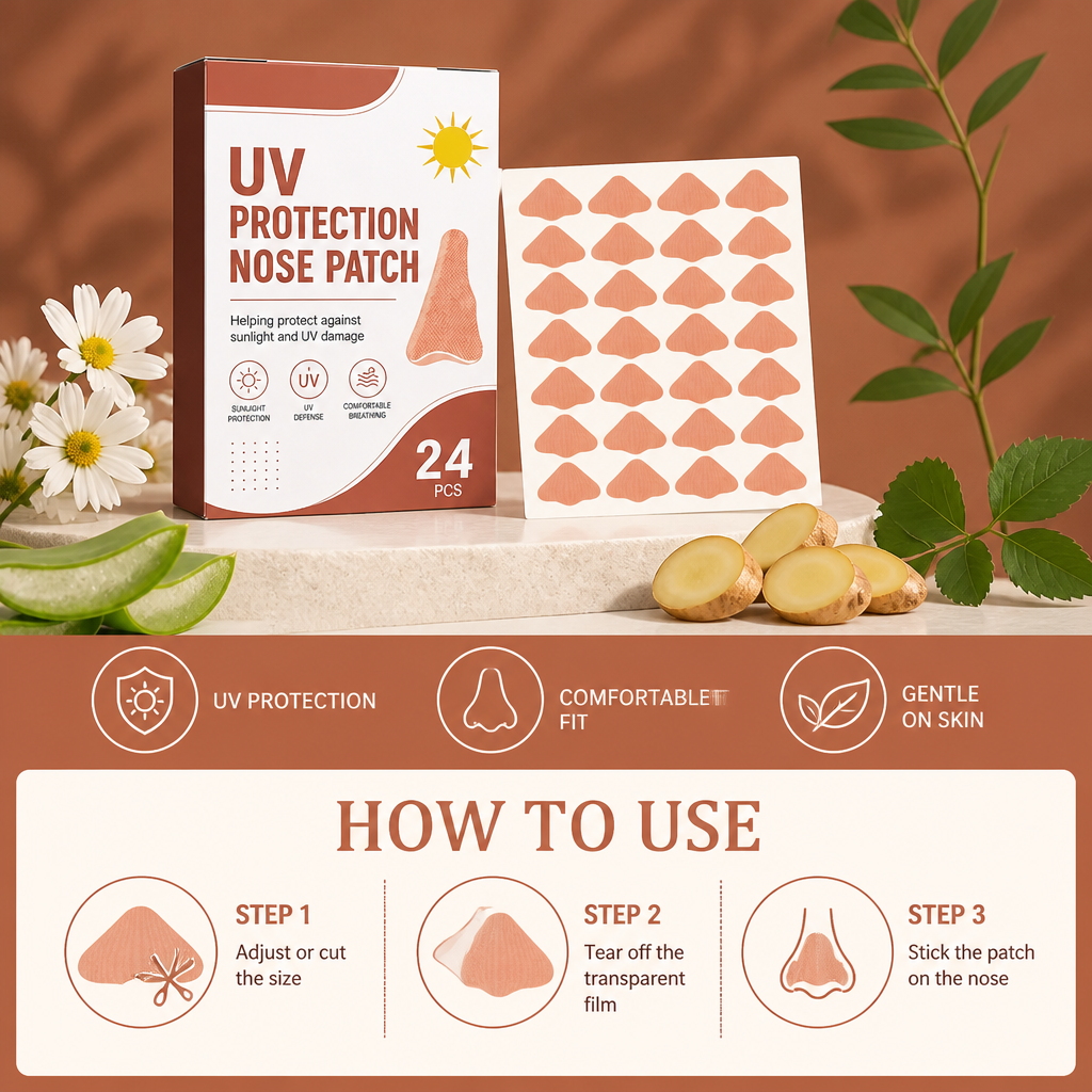 UV Protection Nose Patches – Comfortable Daily Sun Coverage