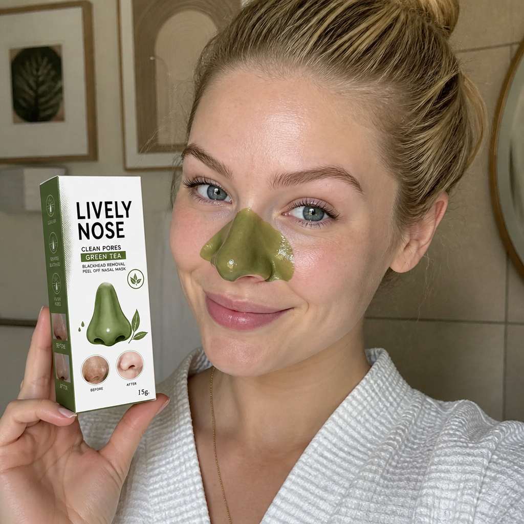 Green Tea Peel-Off Nose Mask – Clarifying Care for Cleaner-Looking Pores