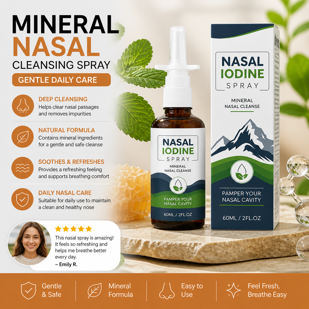 Mineral Nasal Cleansing Spray – Gentle Daily Care for Fresh Comfort