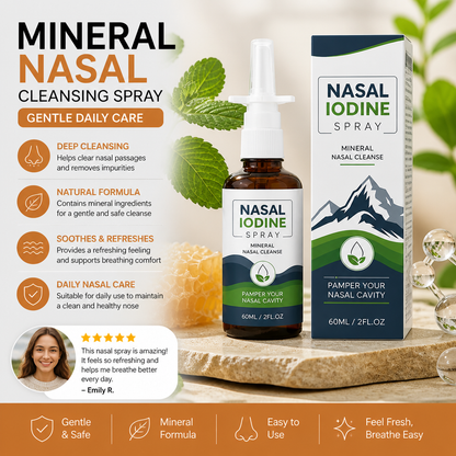 Mineral Nasal Cleansing Spray – Gentle Daily Care for Fresh Comfort