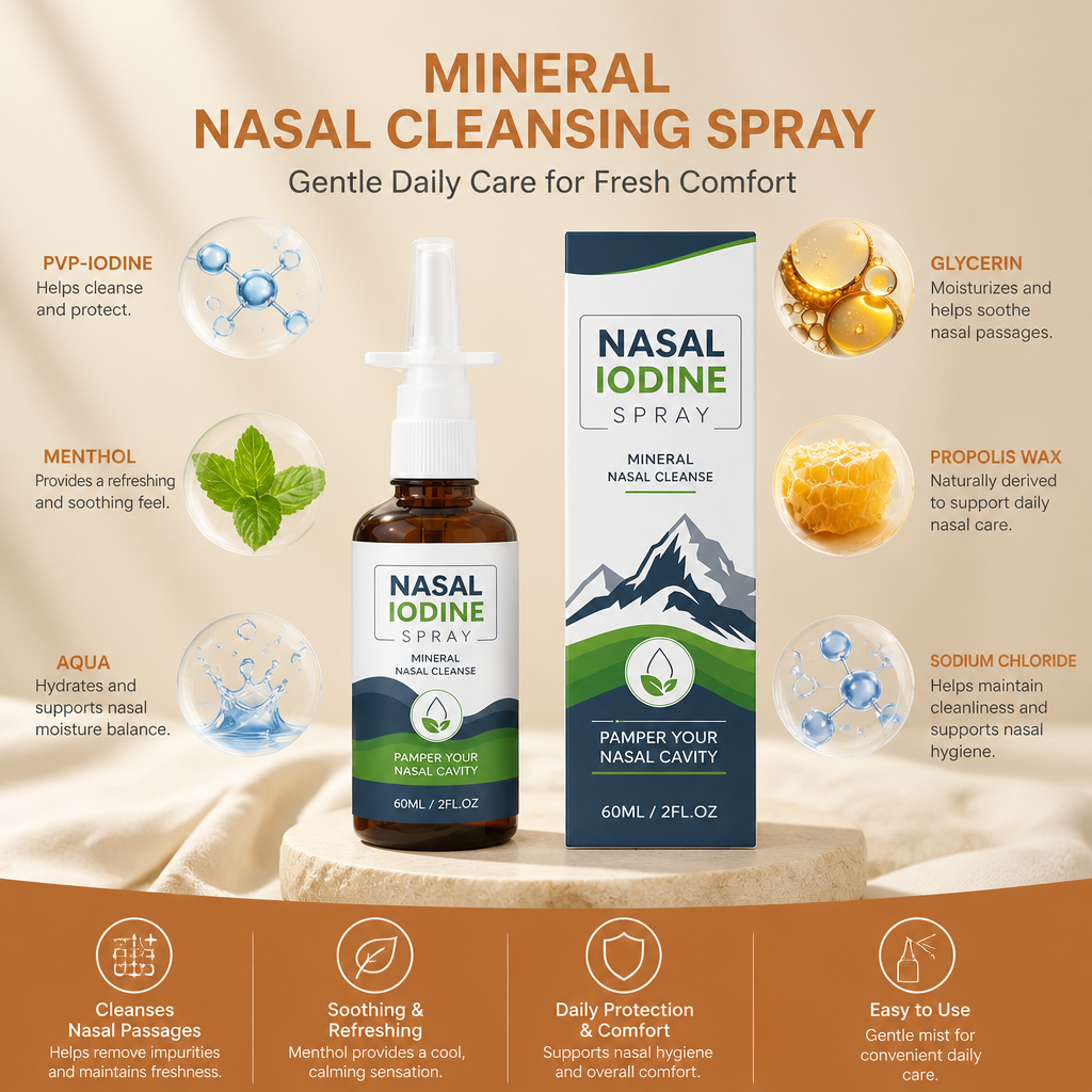 Mineral Nasal Cleansing Spray – Gentle Daily Care for Fresh Comfort