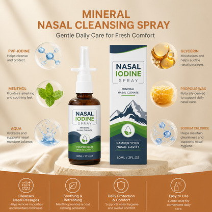 Mineral Nasal Cleansing Spray – Gentle Daily Care for Fresh Comfort
