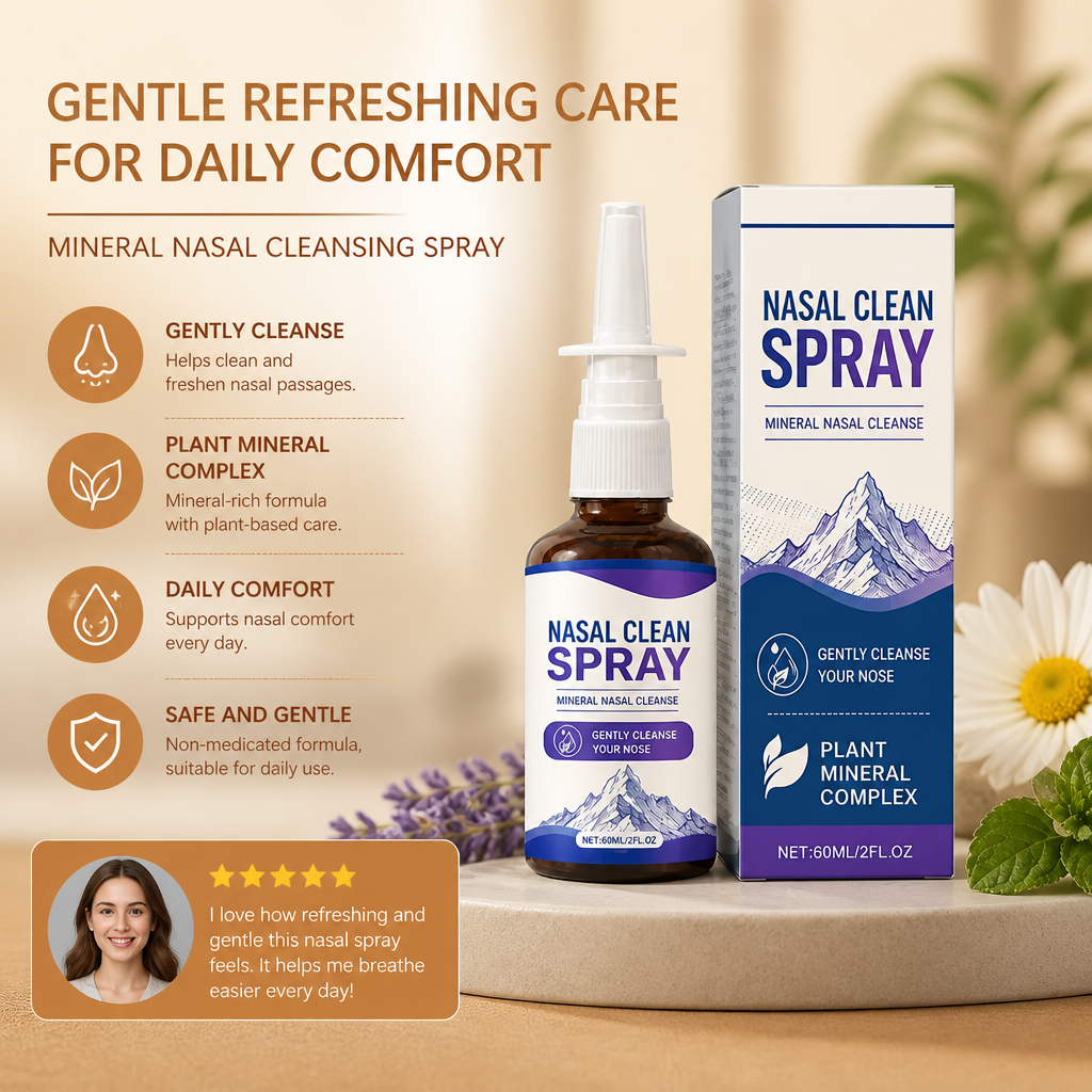 Mineral Nasal Cleansing Spray – Gentle Refreshing Care for Daily Comfort