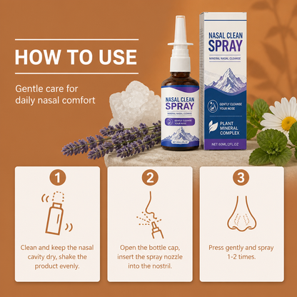 Mineral Nasal Cleansing Spray – Gentle Refreshing Care for Daily Comfort