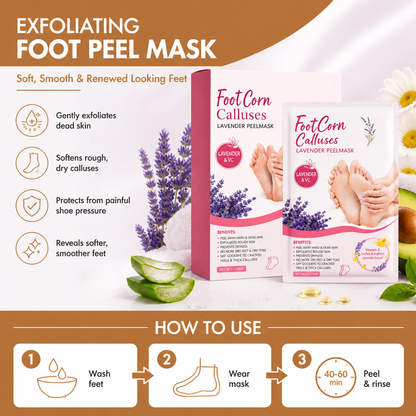 Exfoliating Foot Peel Mask – Soft, Smooth & Renewed Looking Feet