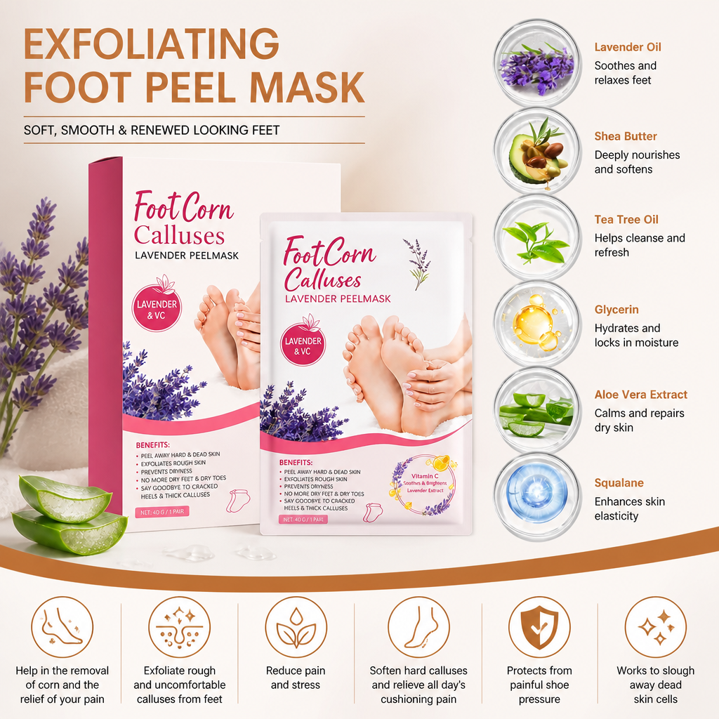 Exfoliating Foot Peel Mask – Soft, Smooth & Renewed Looking Feet