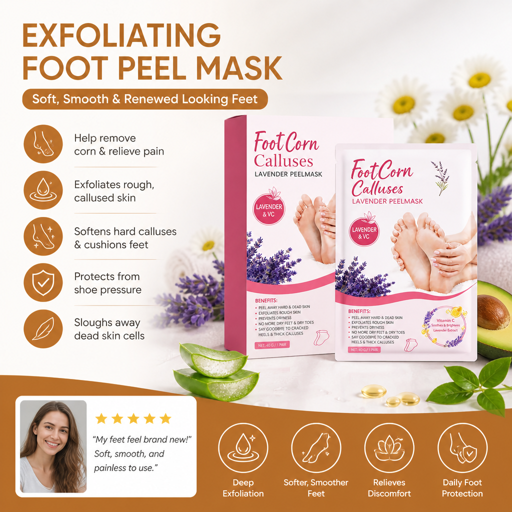 Exfoliating Foot Peel Mask – Soft, Smooth & Renewed Looking Feet