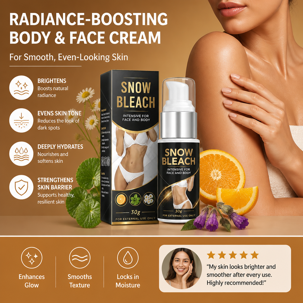 Radiance-Boosting Body & Face Cream for Smooth, Even-Looking Skin
