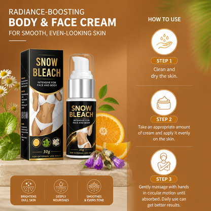 Radiance-Boosting Body & Face Cream for Smooth, Even-Looking Skin