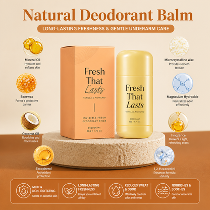 Natural Deodorant Balm – Long-Lasting Freshness & Gentle Underarm Care