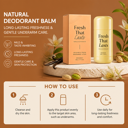 Natural Deodorant Balm – Long-Lasting Freshness & Gentle Underarm Care