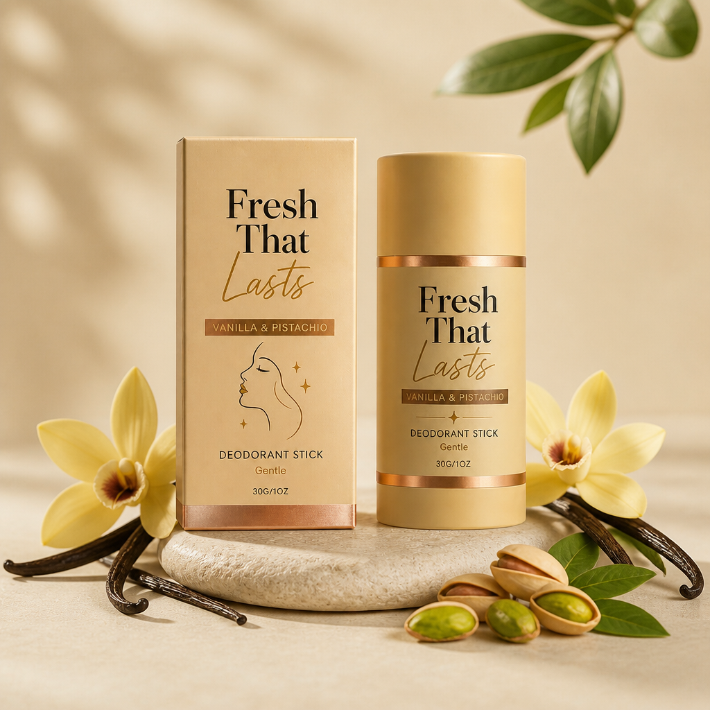 Long-Lasting Deodorant Stick – Vanilla & Pistachio Freshness All Day