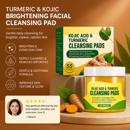 Turmeric & Kojic Brightening Facial Cleansing Bar for Radiant Skin