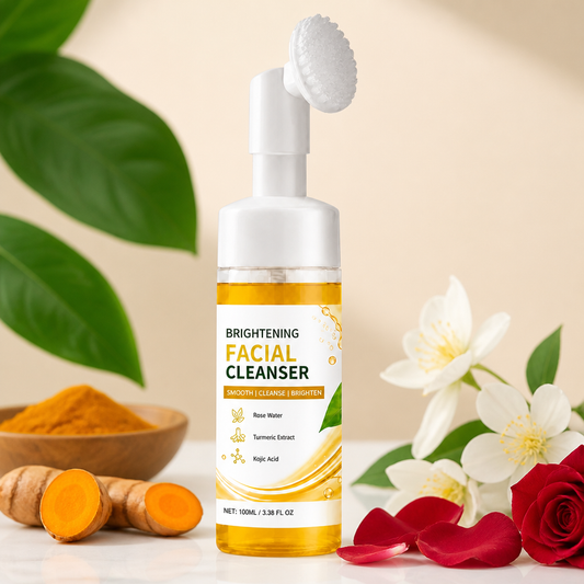 Turmeric & Kojic Acid Facial Cleanser – Deep Cleansing Brightening Foam