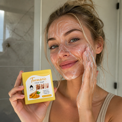 Turmeric Facial Cleansing Bar – Gentle Brightening & Hydrating Care
