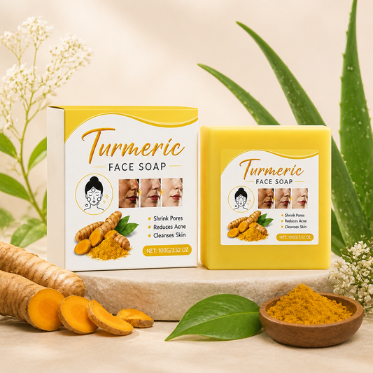 Turmeric Facial Cleansing Bar – Gentle Brightening & Hydrating Care