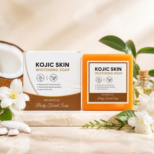Kojic Brightening Soap Bar for Smooth, Radiant Face & Body