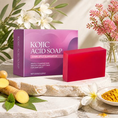 Kojic Acid Brightening Cleansing Soap – Smooth & Even-Looking Skin