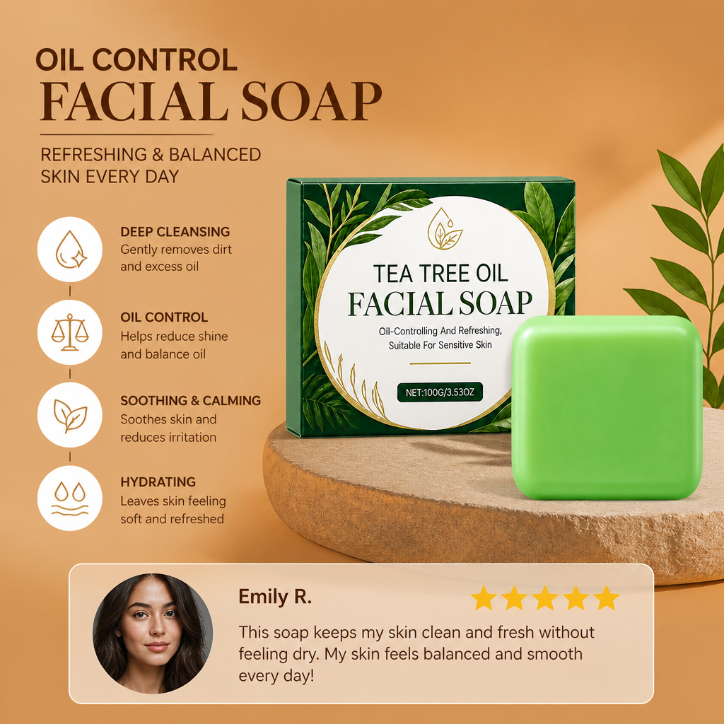Oil Control Facial Cleanser for Fresh, Balanced & Hydrated Skin
