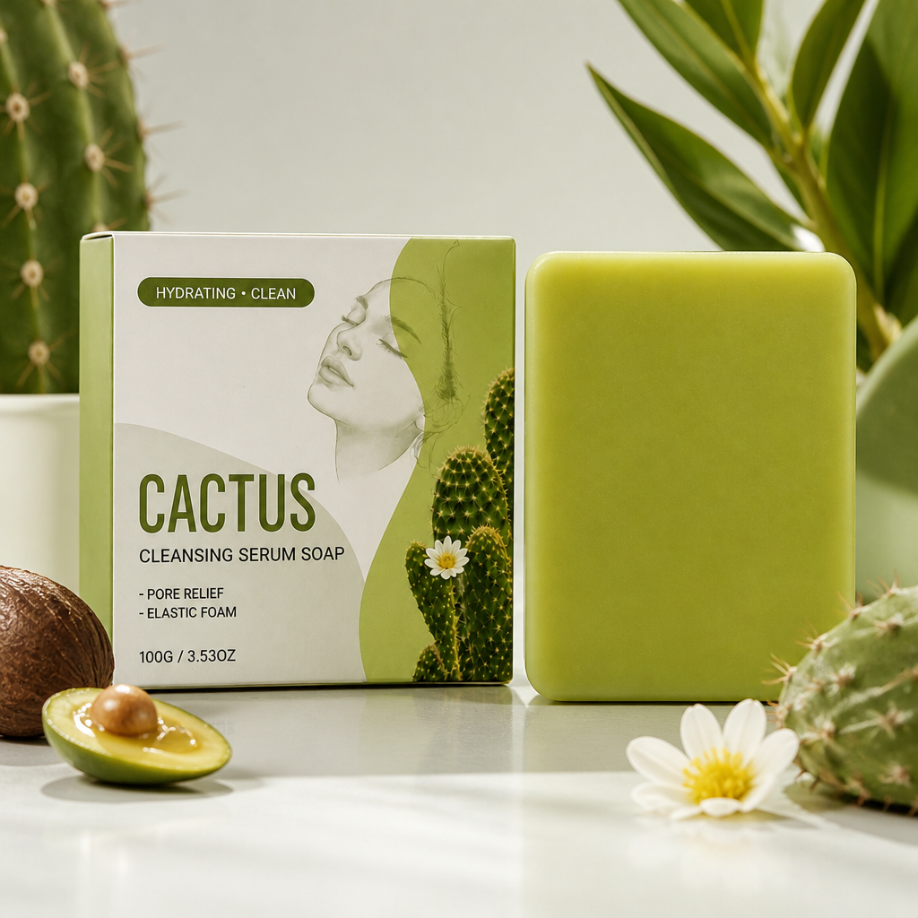 Cactus Hydrating Cleansing Bar for Fresh, Soft & Balanced Skin