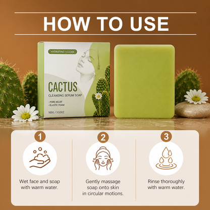 Cactus Hydrating Cleansing Bar for Fresh, Soft & Balanced Skin