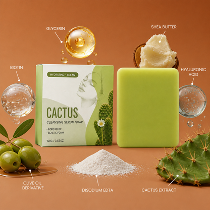 Cactus Hydrating Cleansing Bar for Fresh, Soft & Balanced Skin
