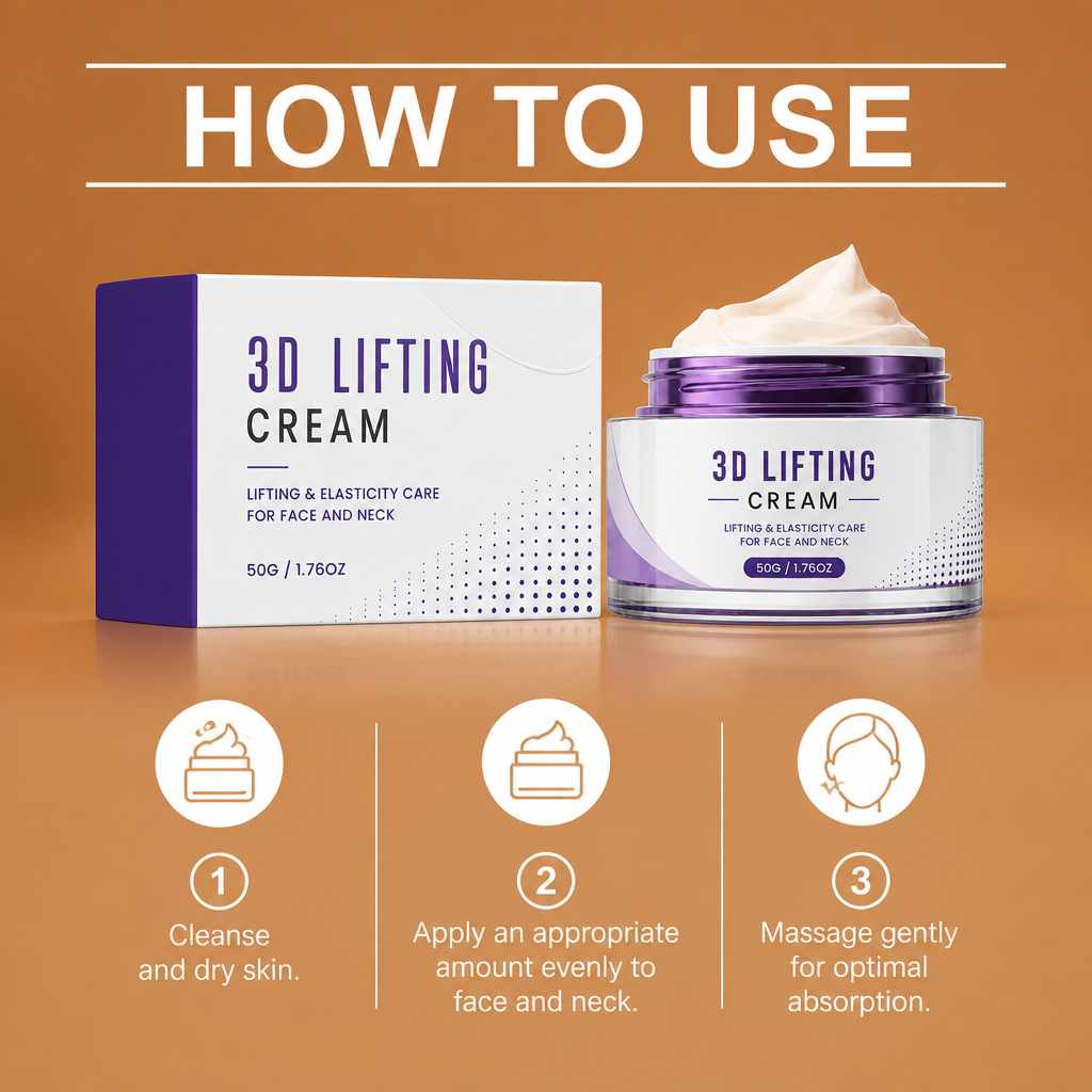 3D Lifting Face & Neck Cream – Nourishing Moisture for Firmer-Looking Skin