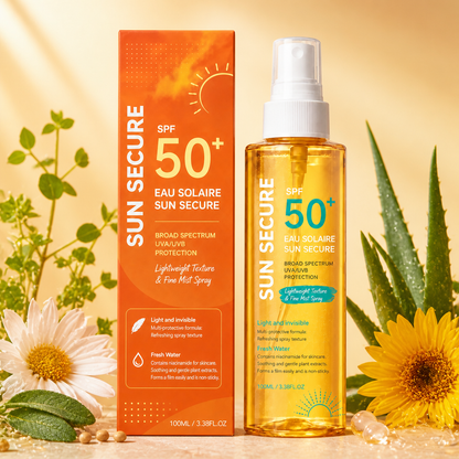 Broad Spectrum SPF 50+ Sunscreen Mist – Lightweight Daily UV Protection