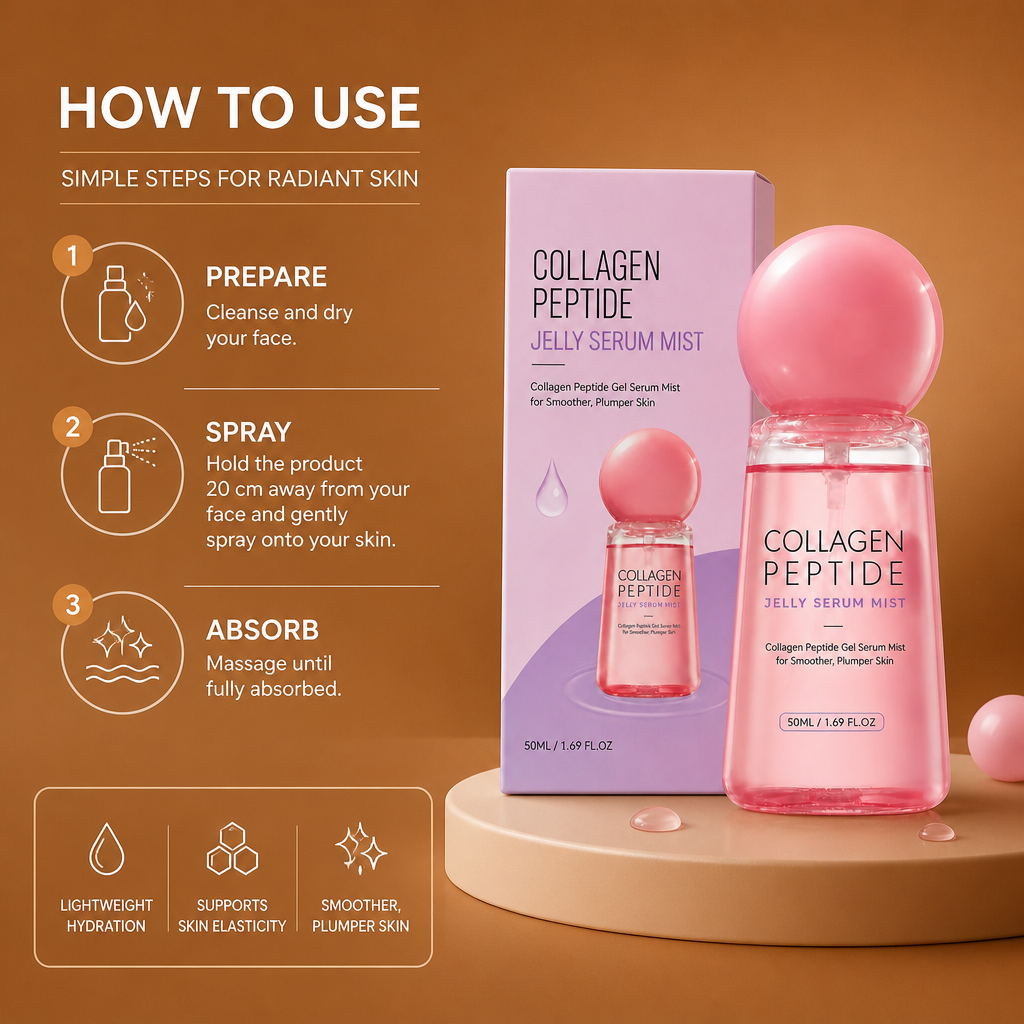 Collagen Peptide Mist – Lightweight Hydration for Smooth, Radiant Skin