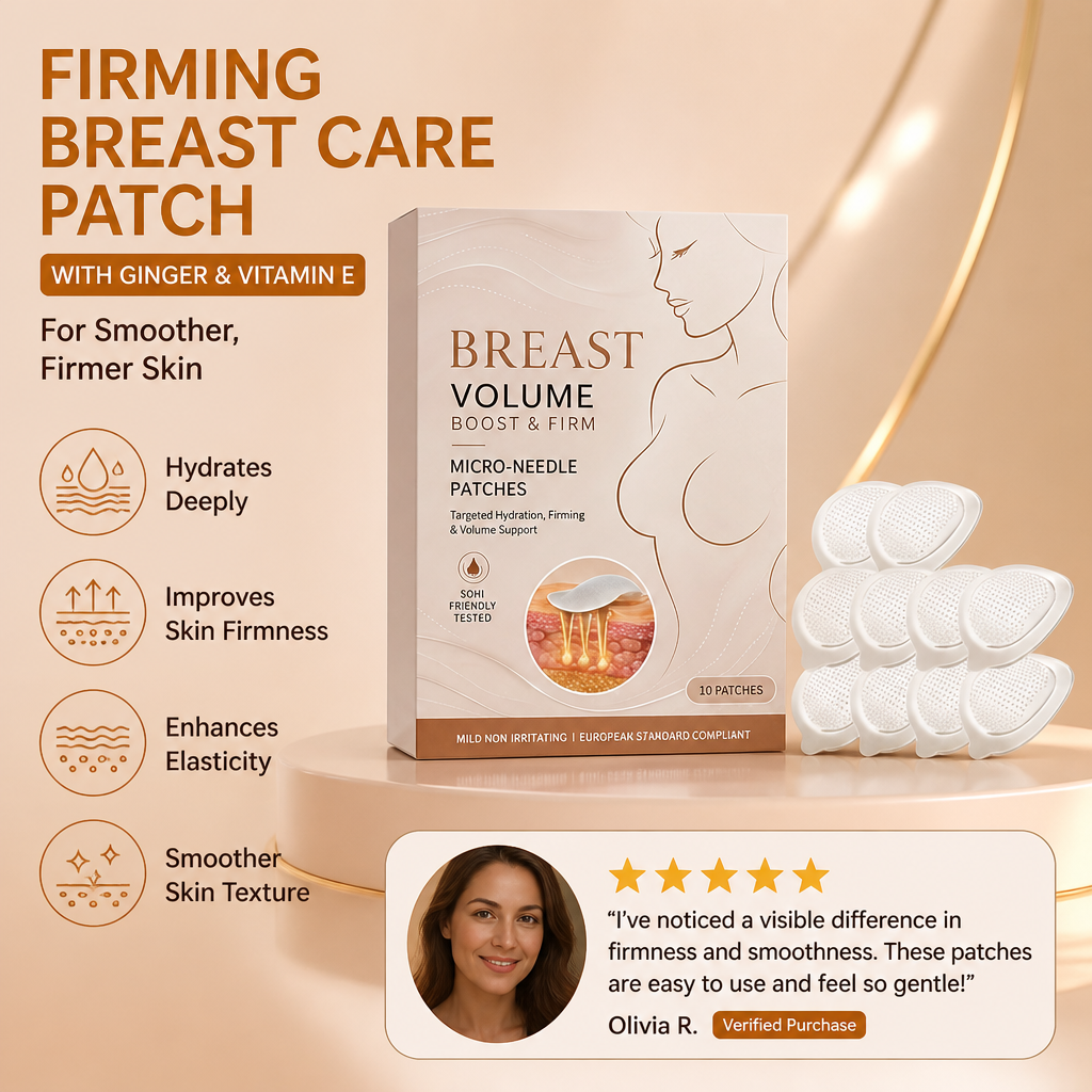 Firming Breast Care Patch with Ginger & Vitamin E for Smoother Skin