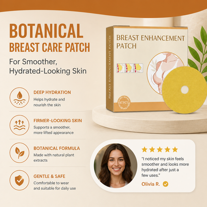 Botanical Breast Care Patch for Smoother, Hydrated-Looking Skin