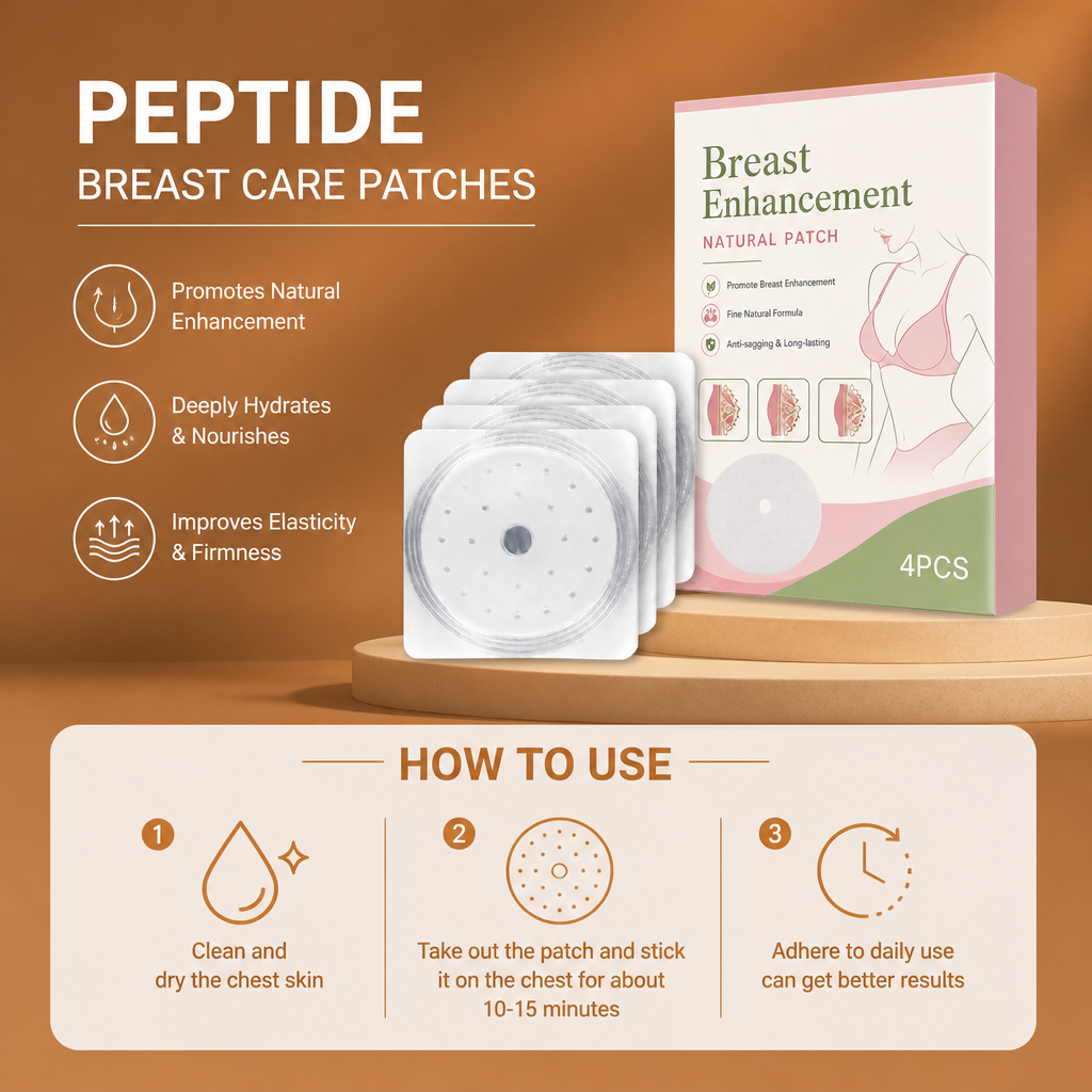 Peptide Breast Care Patches for Smooth, Hydrated Skin