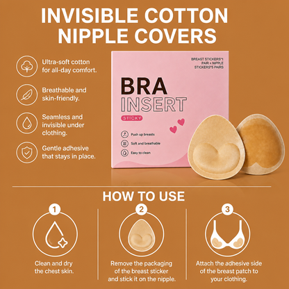 Invisible Cotton Nipple Covers – Soft, Comfortable Everyday Wear