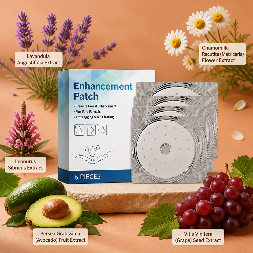Botanical Moisturizing Breast Care Patches for Soft, Smooth Skin