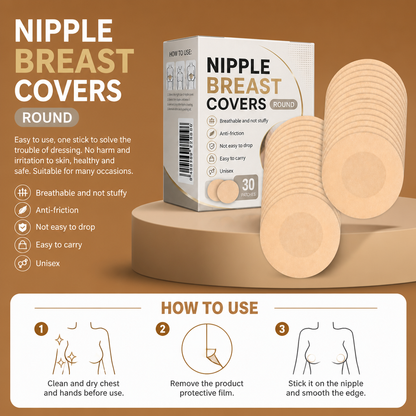 Invisible Adhesive Nipple Covers – Lightweight Comfort for Smooth Coverage