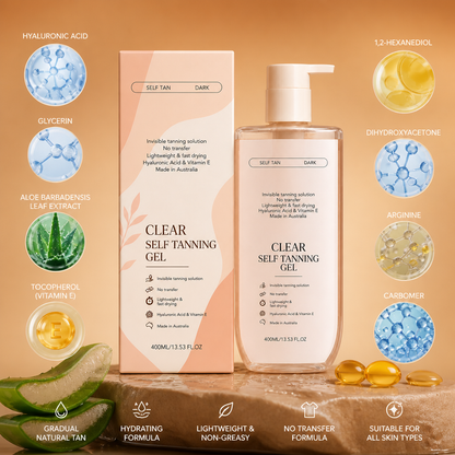 Natural Self-Tanning Moisturizer – Hydrating Glow For Even Skin Tone