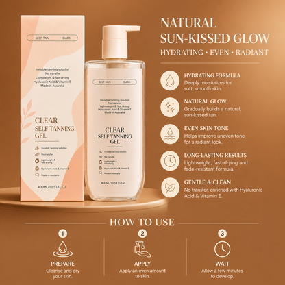 Natural Self-Tanning Moisturizer – Hydrating Glow For Even Skin Tone