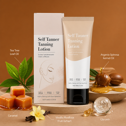 Self-Tanning Lotion – Hydrating Formula For A Natural Golden Glow