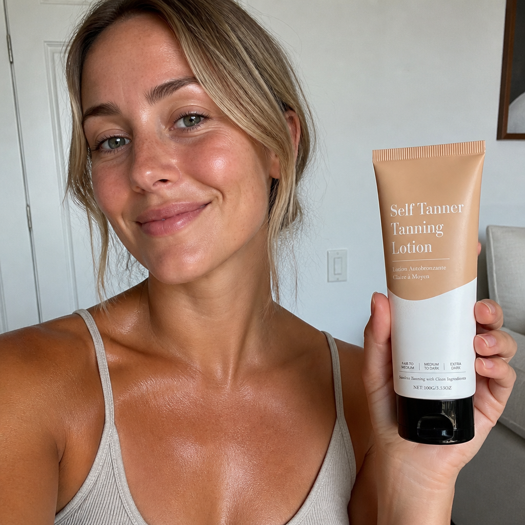 Self-Tanning Lotion – Hydrating Formula For A Natural Golden Glow