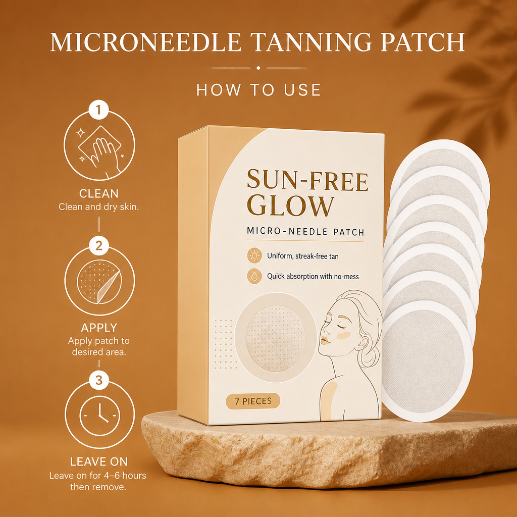MicroNeedle Tanning Patch – Self-Tanning Care For A Natural Glow