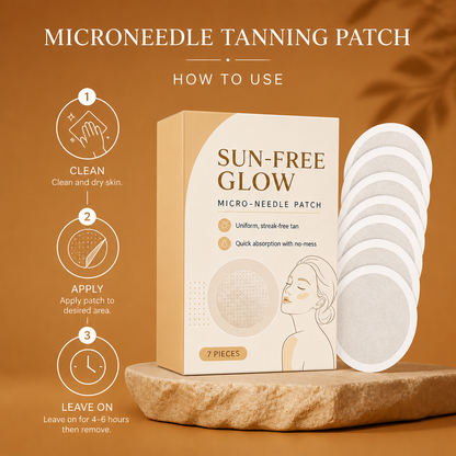 MicroNeedle Tanning Patch – Self-Tanning Care For A Natural Glow